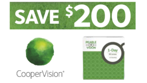CooperVision: Patient Rebate $200 – Pearle Vision 1-Day – Snapp Group
